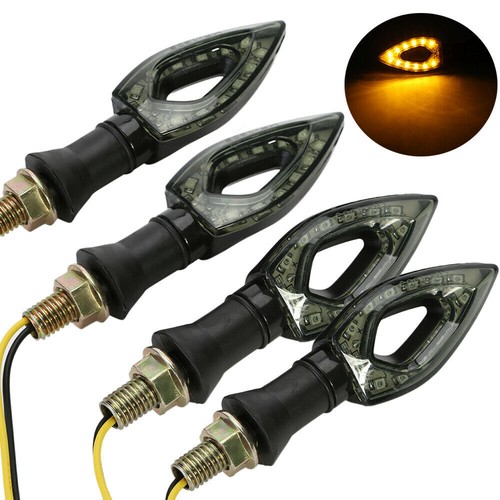 Amber led motorcycle - 4x,