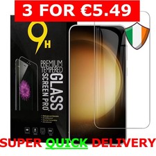 Genuine TEMPERED GLASS Screen Protector BEST QUALITY 5G For ALL SAMSUNG Models
