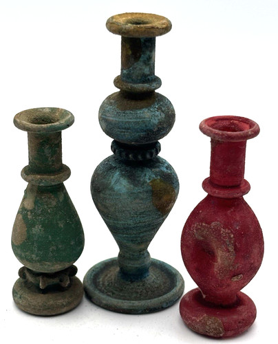 Roman style glass bottles set - style,