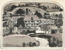 GRAHAM CLARKE, 'TOM'S', LIMITED EDITION ETCHING PRINT 40/100, SIGNED