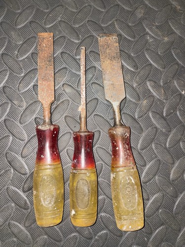 Vintage marples chisels - 3, x
