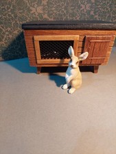 Dolls house  wooden rabbit