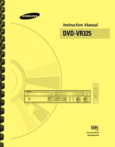 Samsung dvd vr325 vcr - dvd,