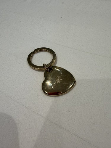 Mulberry metal heart keyring - metal,
