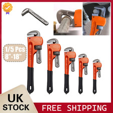 8/10/12/14/18" Pipe Wrench Stilsons Plumbing Water Pump Monkey Pipe Wrench Set