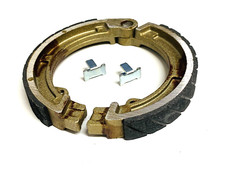 VESPA SMALL FRAME 50 90 100 125 1967 TO 1983 NEWFREN ANTI AQUA FRONT BRAKE SHOES
