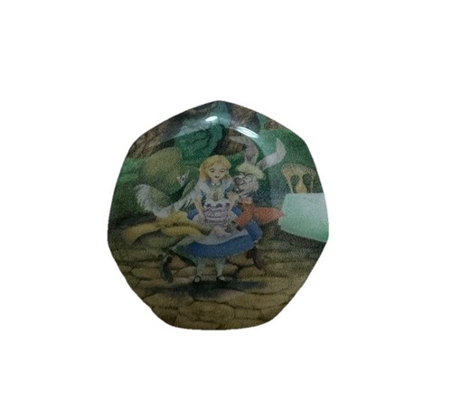 Enamelled britannia coin alice - coin,