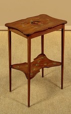 Antique Small Mahogany Side