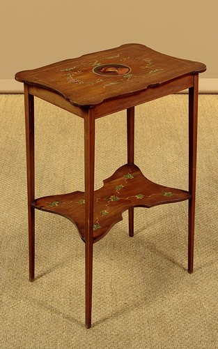 Antique small mahogany - small, side