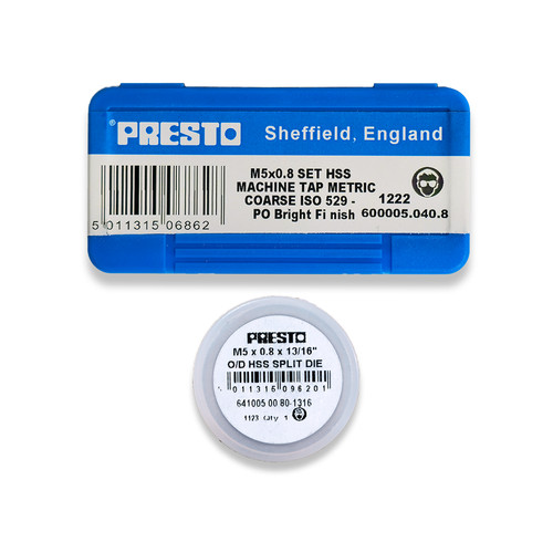 Presto taps die 5mm - presto,