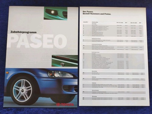 Toyota paseo accessories - paseo,