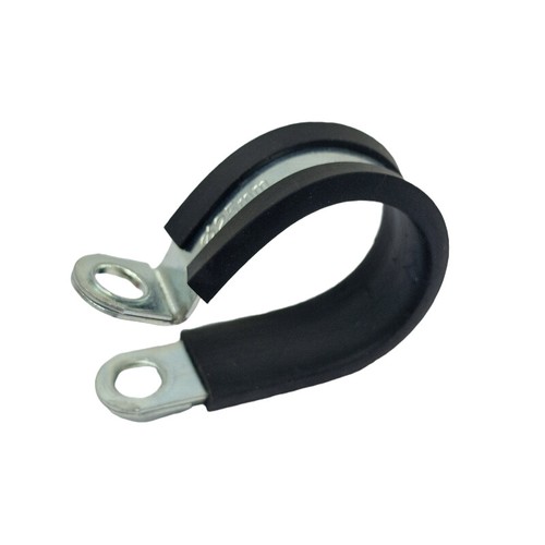 Clips rubber lined stainless - p,