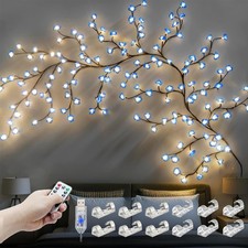 96/144 LED Cherry Blossom Tree Lights 8 modes Wall Tree Branch Fairy Light Xmas