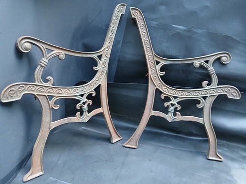 Salvaged pair cast iron - cast,