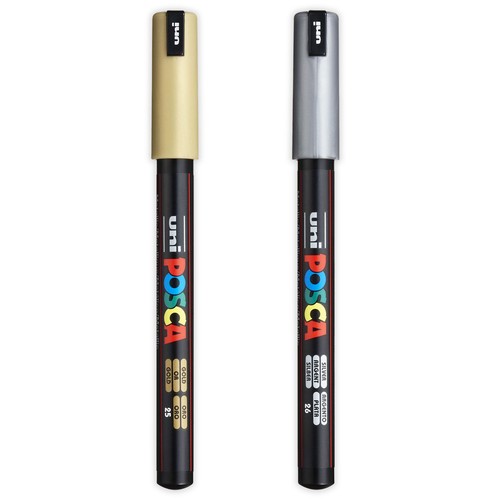 Posca marker pen 1mr gold - posca,