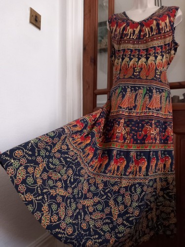Vtg indian style block - vtg,