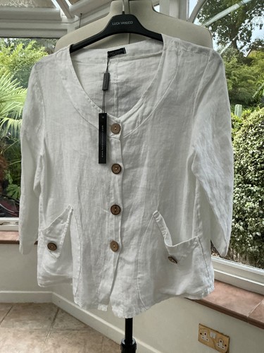 Luca vanucci button - front, top