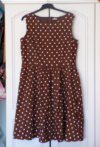Lindy bop brown polka dot - lindy,