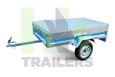 PVC Grey Trailer Cover for Erde 122, Daxara 127, Waterproof, Flat Cover, Maypole