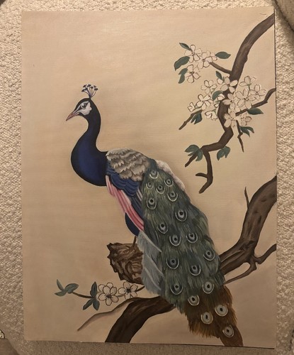 Peacock original painting - original,