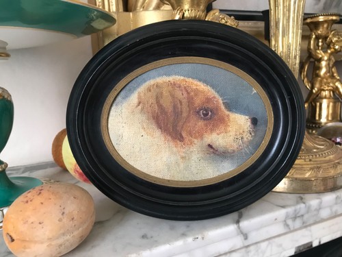 Charming antique edwardian oil - edwardian,