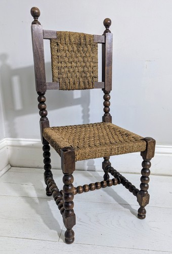 Bobbin turned childs chair - childs,