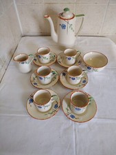  HAMPTON IVORY SWINNERTONS  COFFEE SET FOR 6   C1930