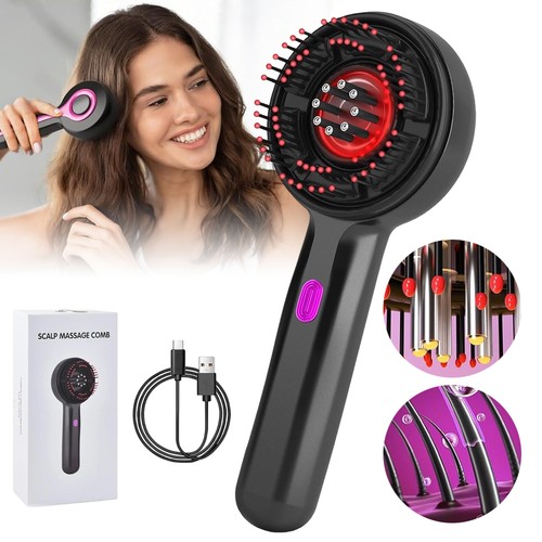 Ems scalp massager comb - massager, 630nm