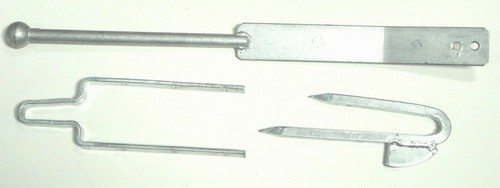 Field gate spring fastener - gate,
