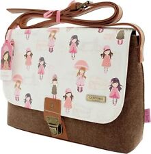 CLEARANCE Santoro Gorjuss 625GJ02 Felt and PU Traveller Satchel London