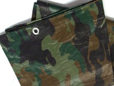 Camouflage 5.4m x 7m Waterproof Outdoor Tarp/Tarpaulin