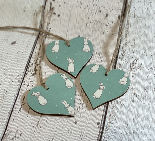 Decoupage wooden hanging - 3,