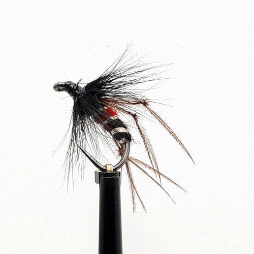 Barbless bibio hopper fly - 3,