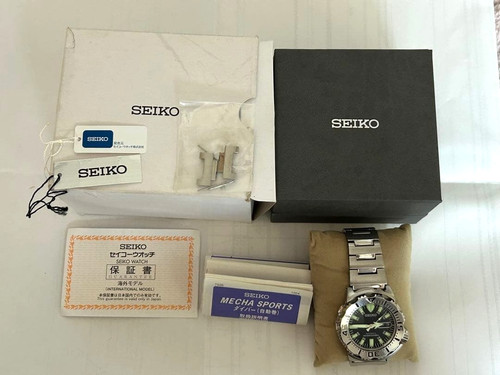 Full set seiko black monster - seiko,