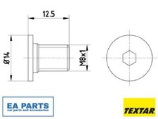 Bolt, brake disc for BRABUS DODGE FREIGHTLINER TEXTAR TPM0002