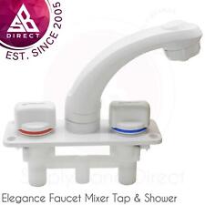 Whale Elegance Faucet Mixer Tap & Shower Unit│RT2498│White│For Boats- Motorhome