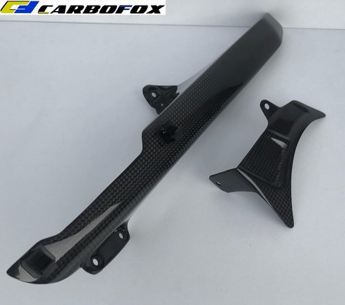 Carbon fiber chain guard - carbon,