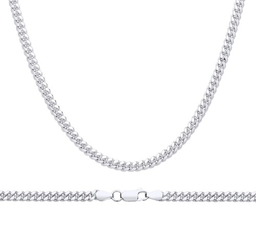 Sterling silver curb chain - sterling,