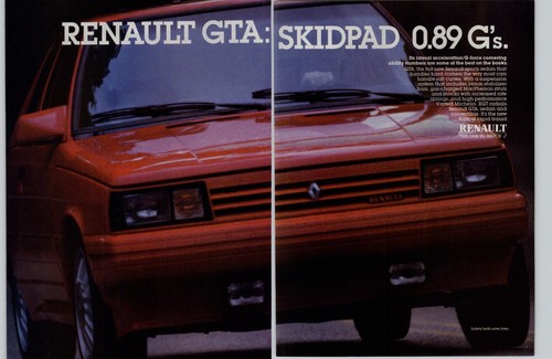 1986 red renault gta - 1986,