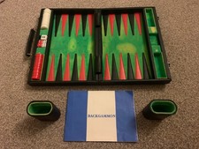 Backgammon Set Vintage in Faux