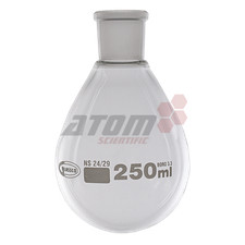 Rotary Evaporator Flask, Florentine, (GLASSCO) 24/29 50ml – 1000ml **Free P&P**