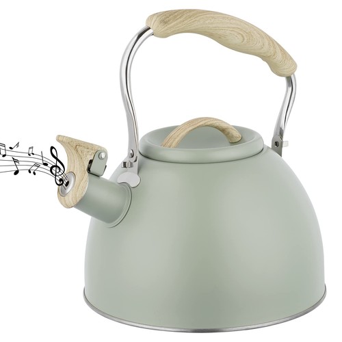 Stovetop kettle whistling - kettle, whistling,3l