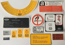 Ford Sierra Sapphire RS Cosworth 4wd Late Model Air Con - Engine Bay Decals