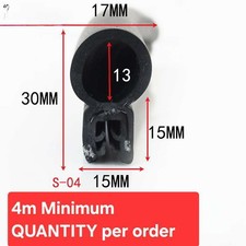 Car Boot Seal rubber edge trim Bonnet Door BOAT 30mm x 15mm  (MINIM 4Meters QTTY