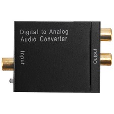 2X(Digital Optical Coaxial Toslink  to Analog Audio Converter Adapter  SV I9V8)