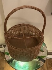 Vintage Wicker Basket Wine