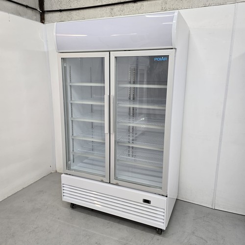 Display cooler double door - display,