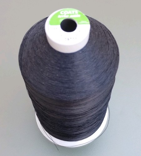 Coats terko satin black thread - coats,