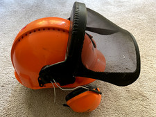 Stihl Chainsaw Peltor Helmet with Mesh Visor and Ear Muffs H31P3