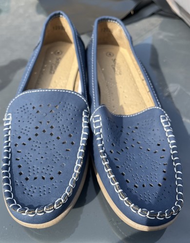 Softlites ladies blue - blue, loafer